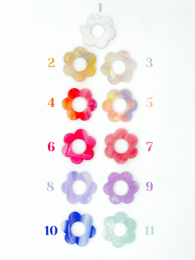 Fleurs inter chromé numéroté